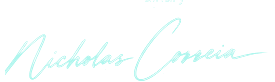 Nicholas Correia — handwritten-style lettering